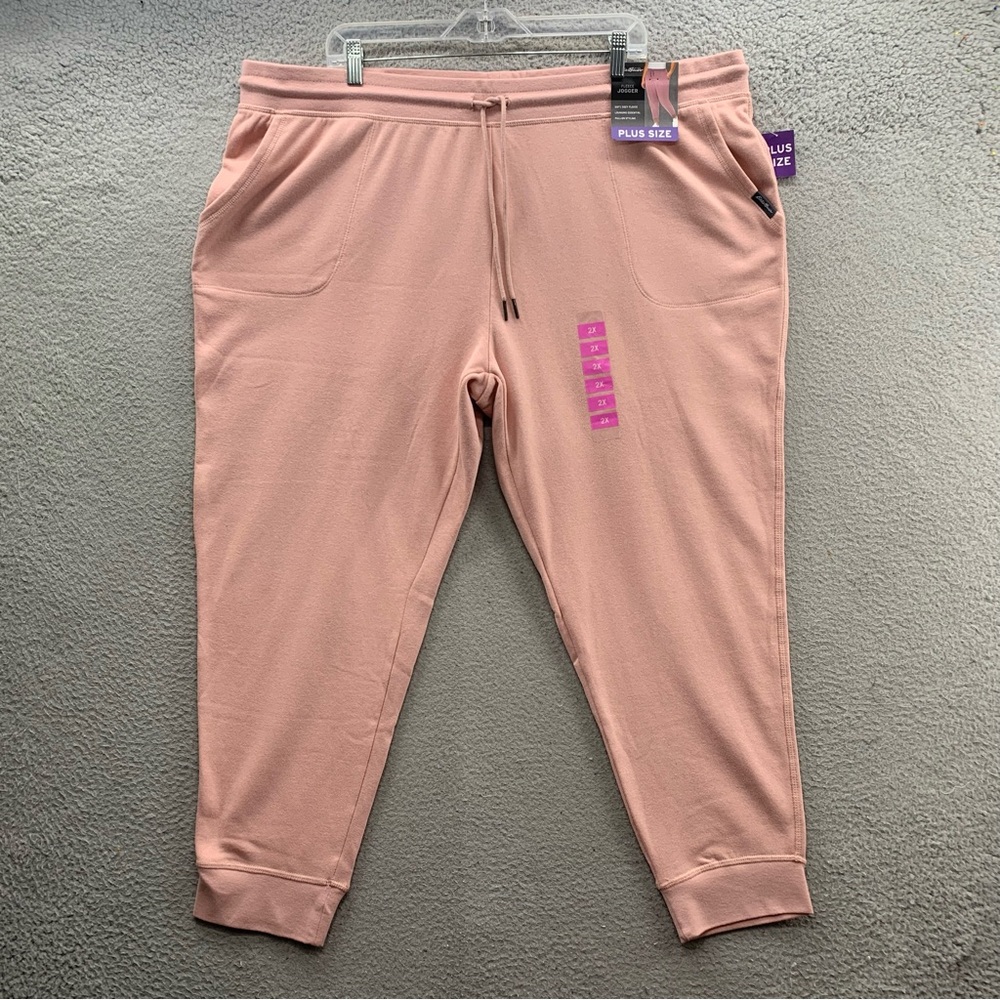 Eddie Bauer Fleece Lined Jogger Pants 1-Piece Women’s 2X Pale Mauve NWT